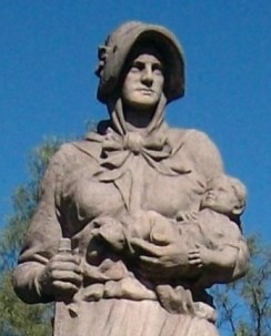 "Madonna of the Trail" (circa 1929) by August Leimbach